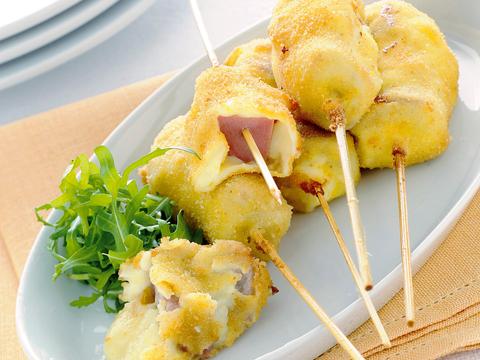 Kaas & ham op een stokje