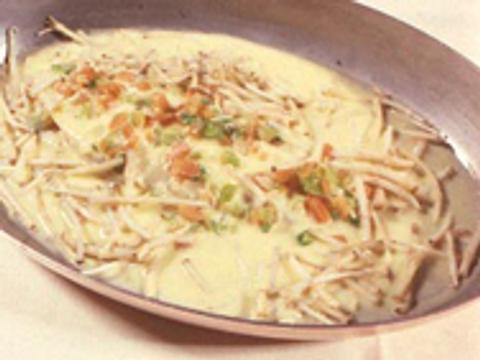 Noordzeetong met hopscheuten
