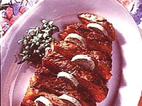 Côte à l'os met peterselieboter