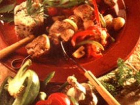 Varkensbrochette op z'n Provençaals
