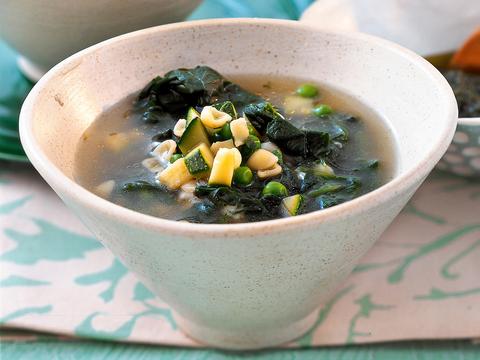 Groene minestrone