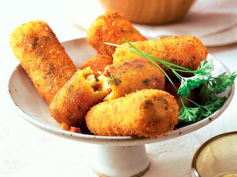 Rijstkroketjes met chorizo