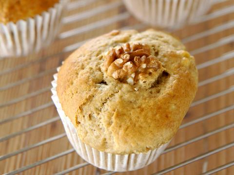 Muffins met banaan en chocolade