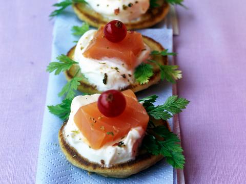 Blini's met zalm
