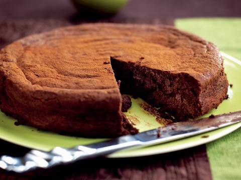 Chocoladetaart met sinaasappelroom