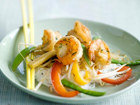 Scampi's in de wok