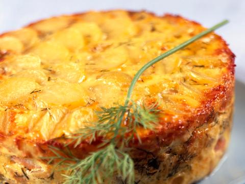 Zalmtaart met dille