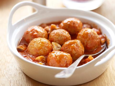 Balletjes in tomatensaus