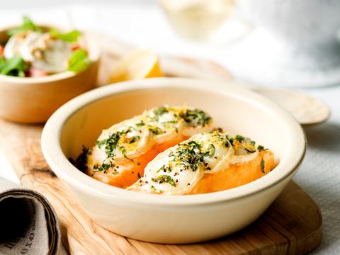 Zalmfilet uit de oven