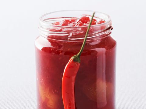 Pruimenconfituur met chili
