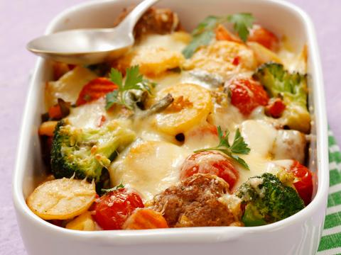 Ovenschotel met balletjes