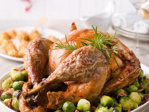 Kalkoen met pommes duchesse van knolselder