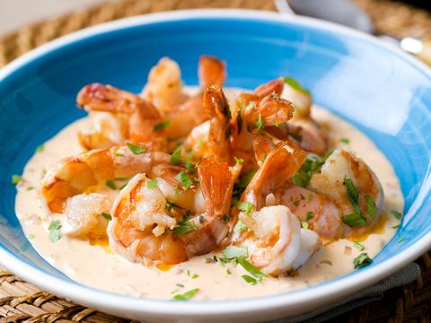 Scampi's in chilisaus