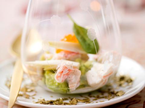 Krabcocktail met avocado en witloof