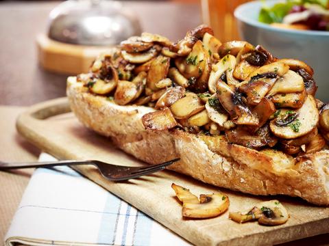 Toast champignon