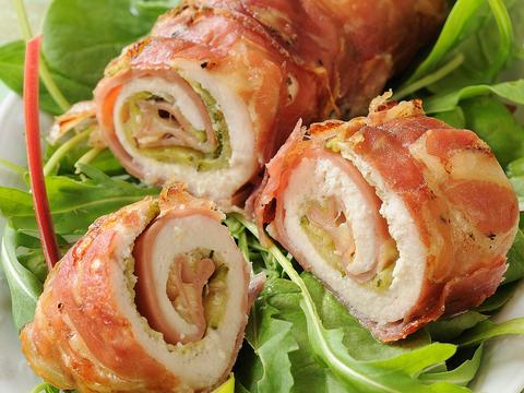 Kiprolletjes met mozzarella