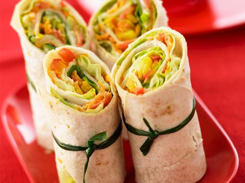 Wraps met groenten
