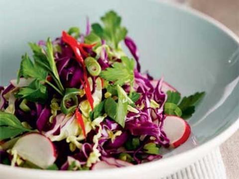 rodekoolsalade