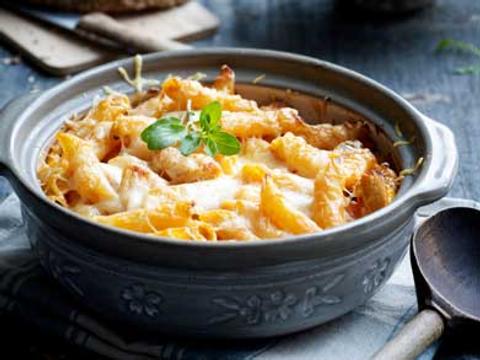 penne kip gratin
