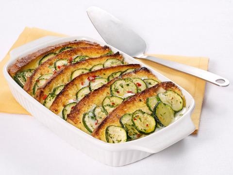 Warme bruschette met courgette