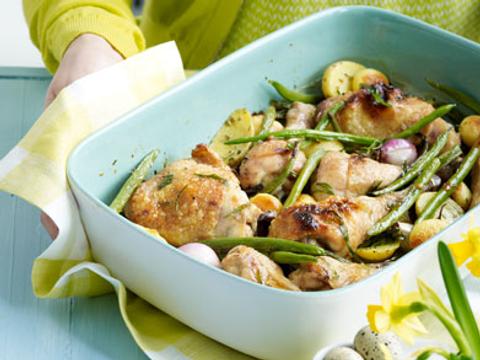 Ovenkip met aardappeltjes