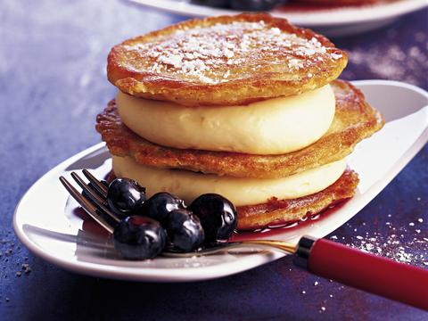 Ricottapannenkoeken met bessen