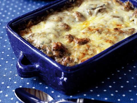 Lasagne met paddenstoelen
