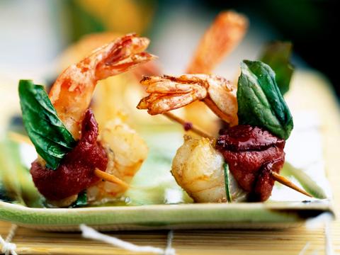 Gamba's met eendenborst