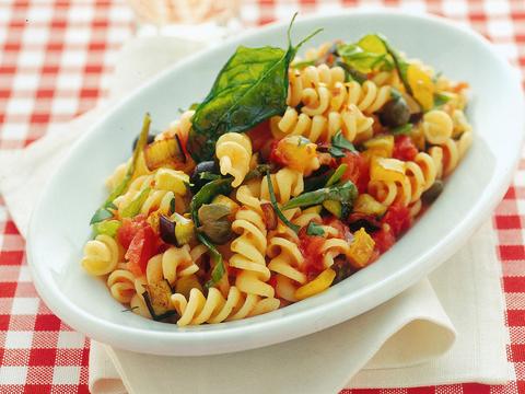 Spirelli met kappertjes