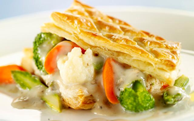 Feuilleté met groenten