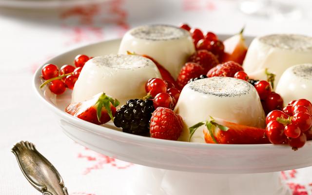 Panna Cotta aux fruits des bois