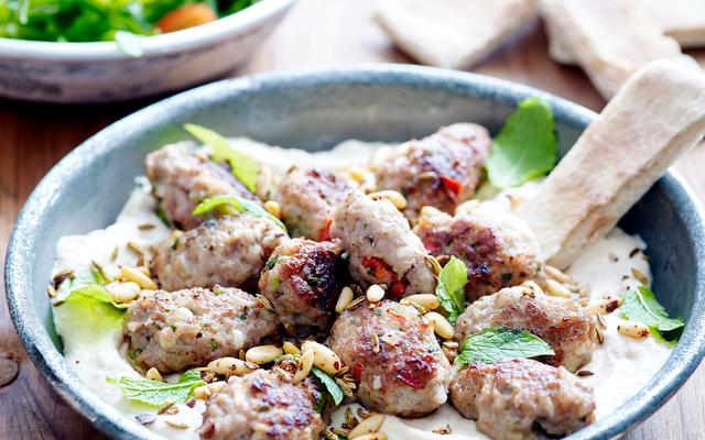 Köfte met hummus