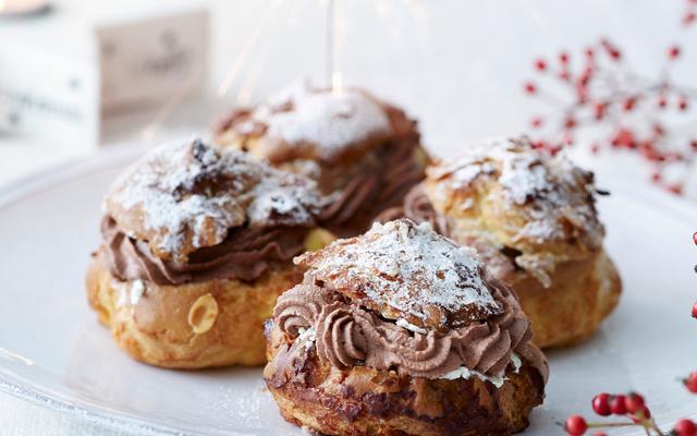 Soezen met koffie-botercrème