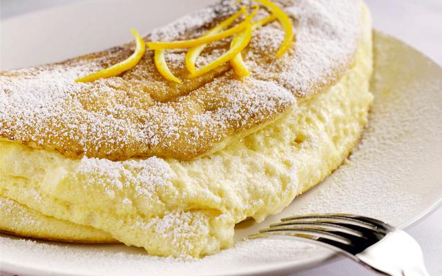 Soufflé-koek met sinaasappel