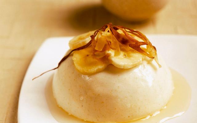 Bananencrème met karamel