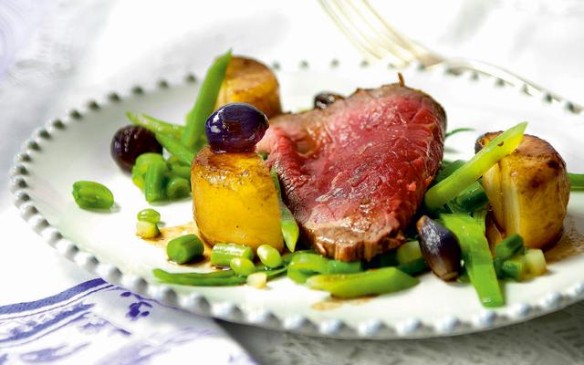 Rosbief met 'pommes fondantes'