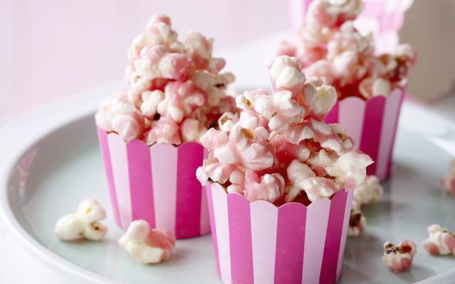 Pink popcorn