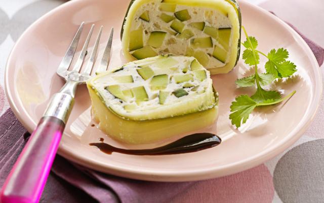 Terrine fromage blanc courgettes