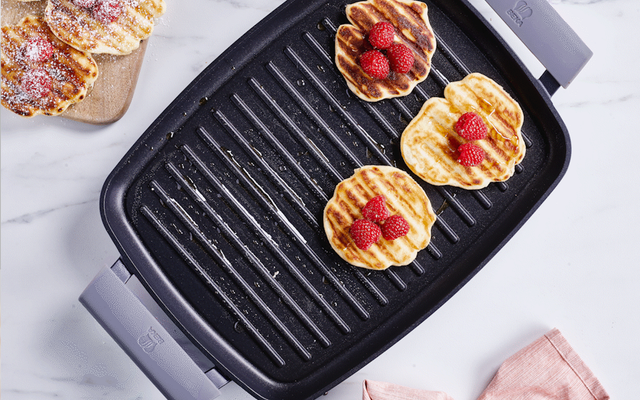 Wafels uit de grillpan