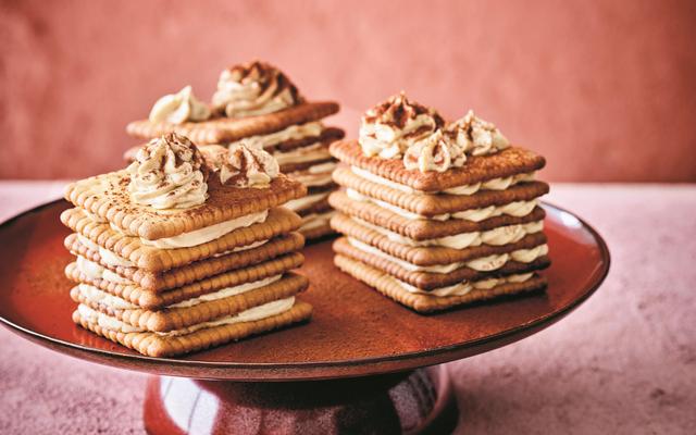 Koekjestaart met crème au beurre