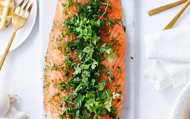 Gravad lax à la Piet Huysentruyt