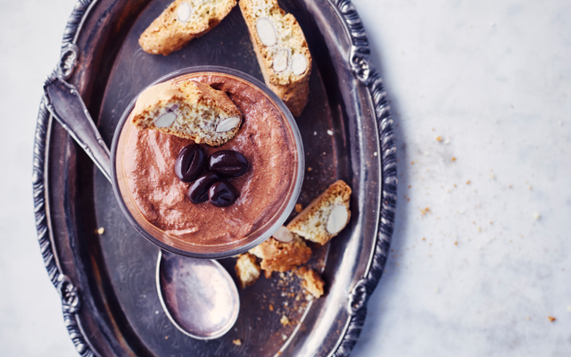 Koffie-chocolademousse