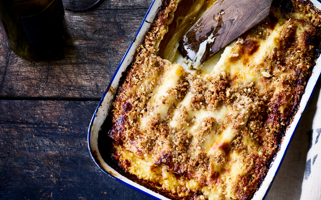 Cannelloni met prei en mascarpone