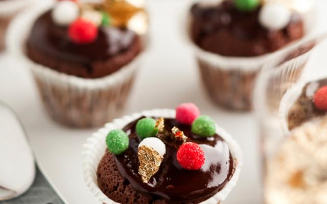 Mini-cupcakes au chocolat