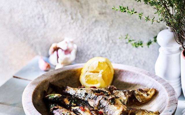 Sardines à la plancha