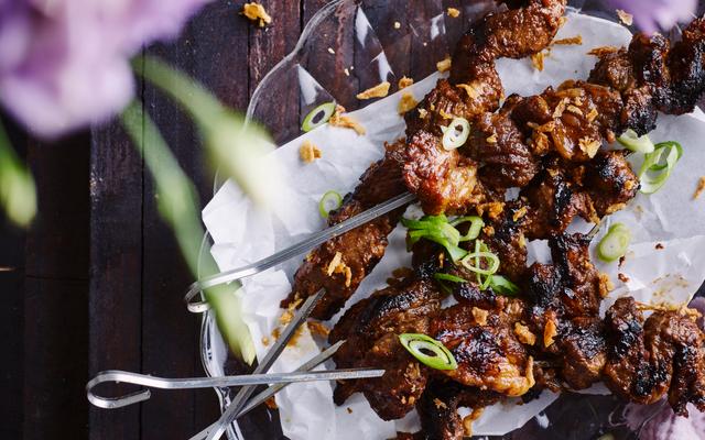 Saté manis daging