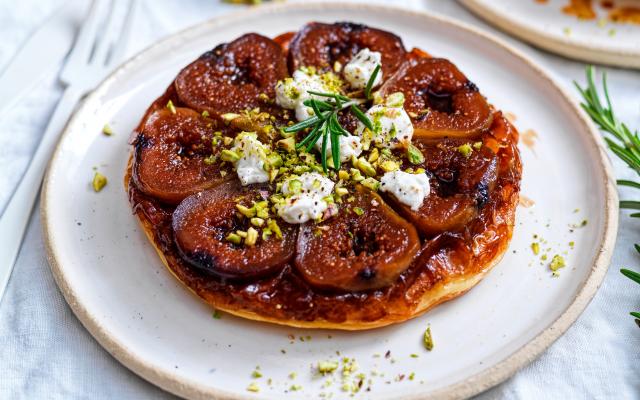 Tarte tatin van vijgen met geitenkaas