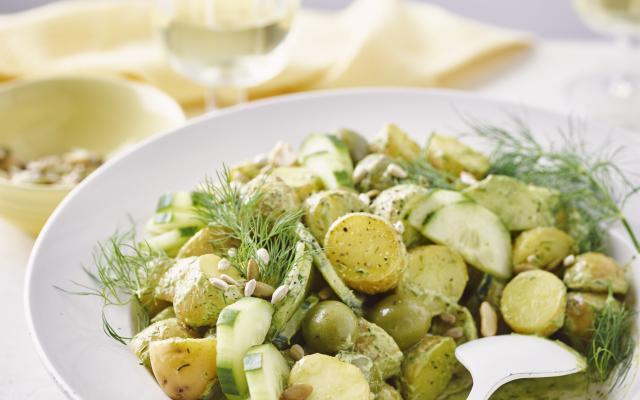 Green goddess-aardappelsalade