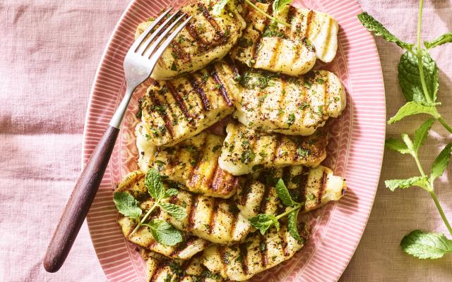 Gegrilde halloumi