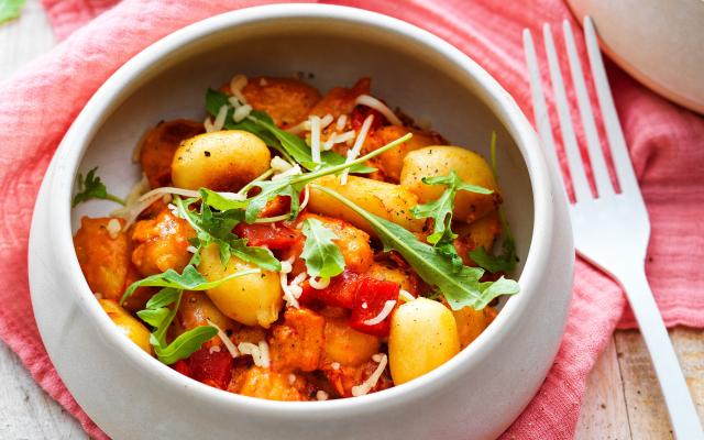 Gnocchi met pesto calabrese